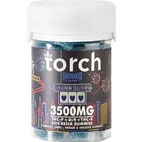 Blue Razz Torch Haymaker Blend Live Resin Gummies 3500mg
