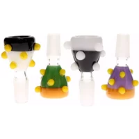 Pacific Colored 3D Rim 14MM Male Joint Quartz Banger