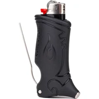 Black Toker Poker Glow In The Dark Lighter