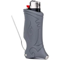 Gray Toker Poker Glow In The Dark Lighter
