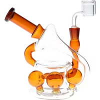 7" Tsunami Concentrate Rig Inline Percolator Water Pipe