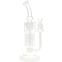11" Julius Diffuser Perc Dab Rig by Diamond Glass