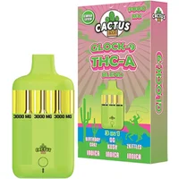 Birthday Cake | OG Kush | Zkittles Cactus Labs Glock 9 THC-A Blend Vape 9000mg