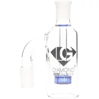6 Diamond Glass Meta 90 Degree 19MM Ash Catcher
