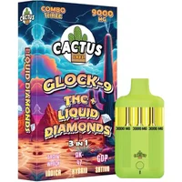 Train Wreck | AK-47 | GDP Cactus Labs Glock 9 THC + Liquid Diamonds 3in1 Vape 9000mg