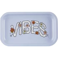 Vibes Medium Metal Rolling Tray