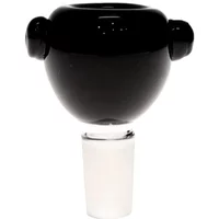 14MM Basic Color Black Bowl Male Glass Bowl