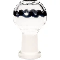 14MM Basic Color Clear Black Bowl Male Glass Bowl