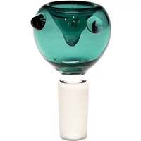 14MM Basic Color Turquoise Bowl Male Glass Bowl