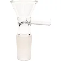 14MM Clear Glass Bowl With Handle