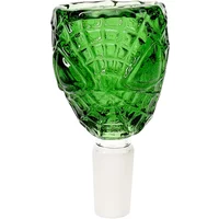14MM Spiderman Green Male Glass Bowl