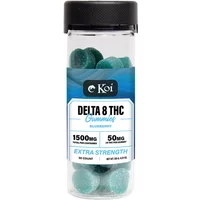 Blueberry Koi Extra Strength Delta 8 Gummies 1500mg