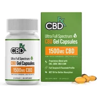 CBDfx Ultra Full Spectrum CBD Gel Capsules 1500mg