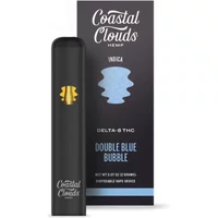 Double Blue Bubble Coastal Clouds Delta 8 THC Disposable Vape 2G