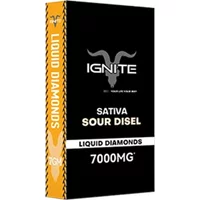 Sour Disel Ignite Liquid Diamonds Disposable 7000mg