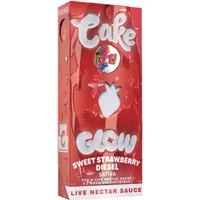 Sweet Strawberry Diesel Cake Glow THC-A Disposable 3G