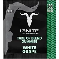 White Grape Ignite Take of Blend Gummies 150mg