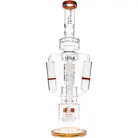 21" Tsunami Electric Showerhead Triple Honeycomb Water Pipe