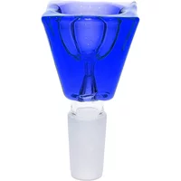 14MM Male Crystal Dark Blue Glass Bowl