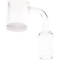 18MM To 2MM 90 Degree Male Opaque Quartz Bucket Banger