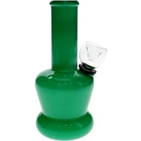 5" Clear Pattern Single Globe Mini Water Pipe