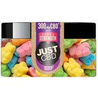 Just CBD Extra Strength Nighttime Melatonin Sleep Sour Bear Gummies 300mg