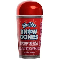 Strawberry Cake Pop Big Chief Snow Cones Infused Pre-Rolls THCa Flower+THC-A Diamonds 2.5G