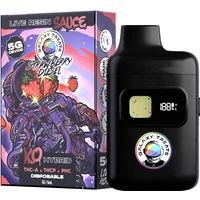 Strawberry Diesel Galaxy Treats KO Live Resin Sauce Disposable 5G