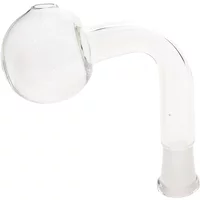 10MM Female Clear Glass On Glass Oil Burner Adapter
