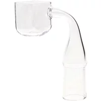 14MM Female All Quartz Cube Clear Banger By Got Nail