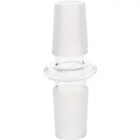 18MM Male to 18MM Male Glass Adaptor