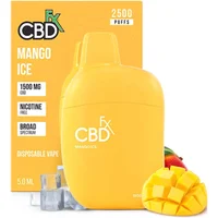 Mango Ice CBDFx CBD + 10mg THC Vape Pen 1500mg