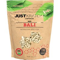 Red Bali Just Kratom Mitragyna Speciosa Capsules 150ct