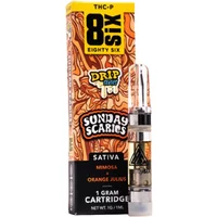 Sunday Scaries 8SIX Drip Series THC-P Vape Cartridge 1G