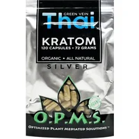 Thai OPMS Silver Kratom Capsules 120ct