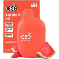 Watermelon Skit CBDFx CBD + 10mg THC Vape Pen 1500mg