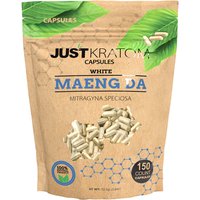 White Maeng Da Just Kratom Mitragyna Speciosa Capsules 150ct