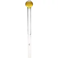 OB Glass Chillum Straw Fumed Yellow