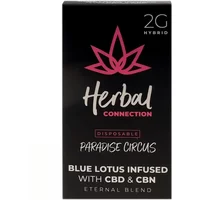 Paradise Circus Herbal Connection Blue Lotus Infused Eternal Blend Vape 2G