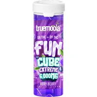 Very Berry Truemoola Fun Cube Extreme D8+D9 Gummies 6000MG
