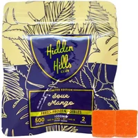 Sour Mango Hidden Hills Fresh Frozen Edibles 500 mg 2 ct