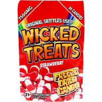 Strawberry Wicked Treats Freeze Dried THCA | THCP Candy 7500mg