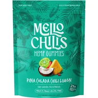 Pina Colada Chili Limon Mello Chilis Hemp Gummies 10ct