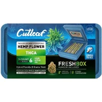 Sour Apple Ice Cutleaf THCA Pre-Rolls 6ct + FreshBox