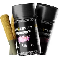 Pink Zaburst Runtz University Freshman's THCA Indoor Prerolls with Kief 3.5g