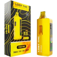 24K Gold Lost THC V2 THC-A Disposable Gold Edition 7.5G