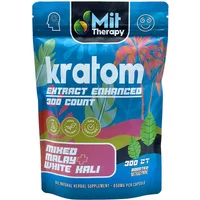 Mixed Malay | White Kali Mit Therapy Kratom Extract Capsules 300ct