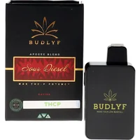 Sour Diesel Budlyf Apogee Blend Max THC-P Potency Disposable 5G