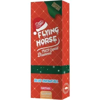 Blue Snowfall Flying Horse THCP Liquid Diamond Christmas Edition Disposable 3G