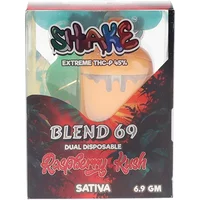 Jack X Raspberry Kush Shake Extreme THC-P Blend 69 Dual Disposable 6.9 G